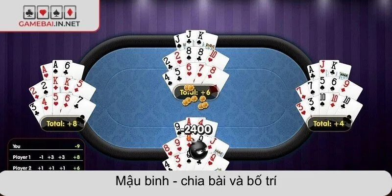 Mậu binh - chia bài và bố trí